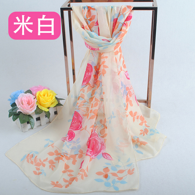 Nylon chiffon scarves