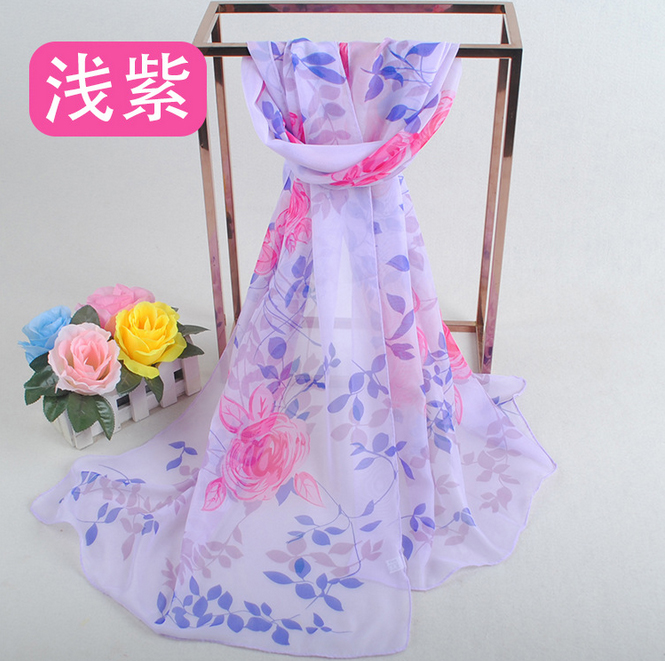 Nylon chiffon scarves