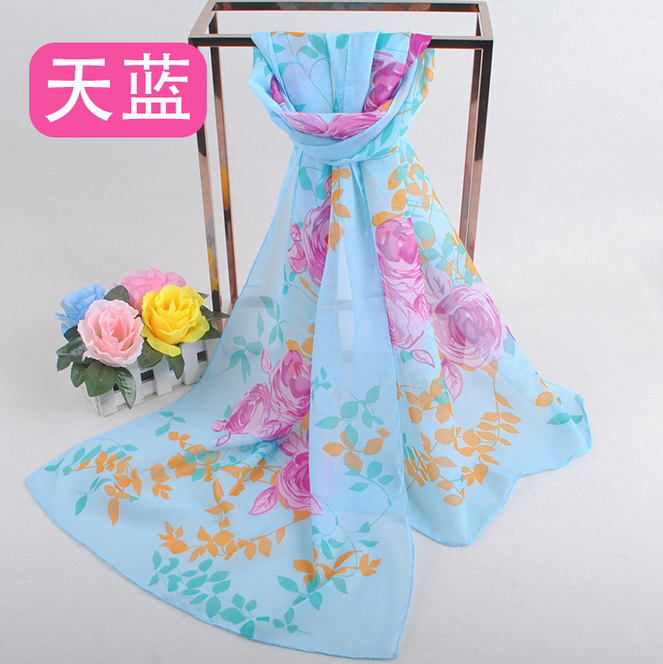 Nylon chiffon scarves