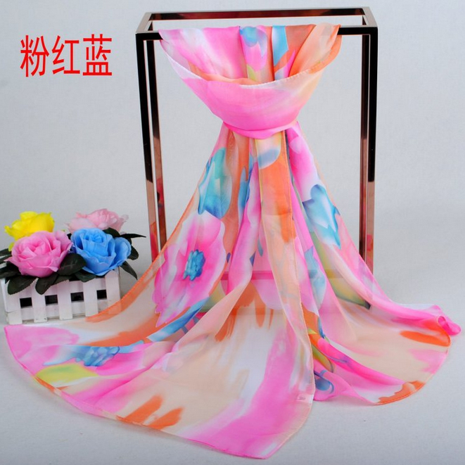 Print chiffon fashion scarf