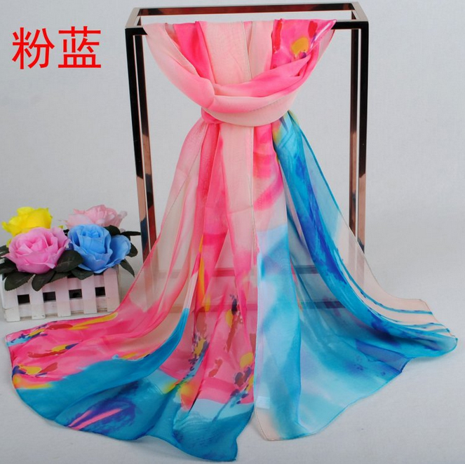 Lavender chiffon scarf wholesale