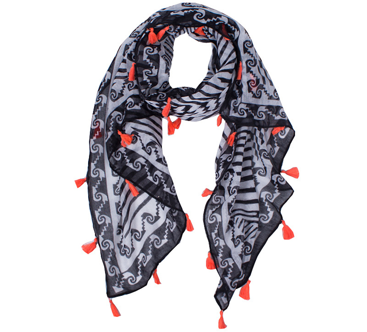 Cotton vintage scarf