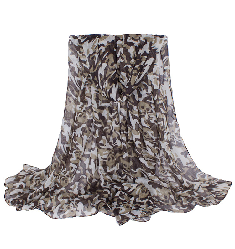 Silk skull scarfs