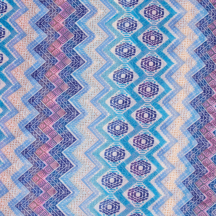 Knitted silk scarf