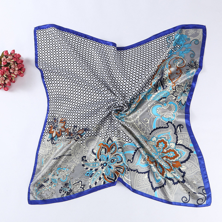 Wholesale plaid sillk scarf