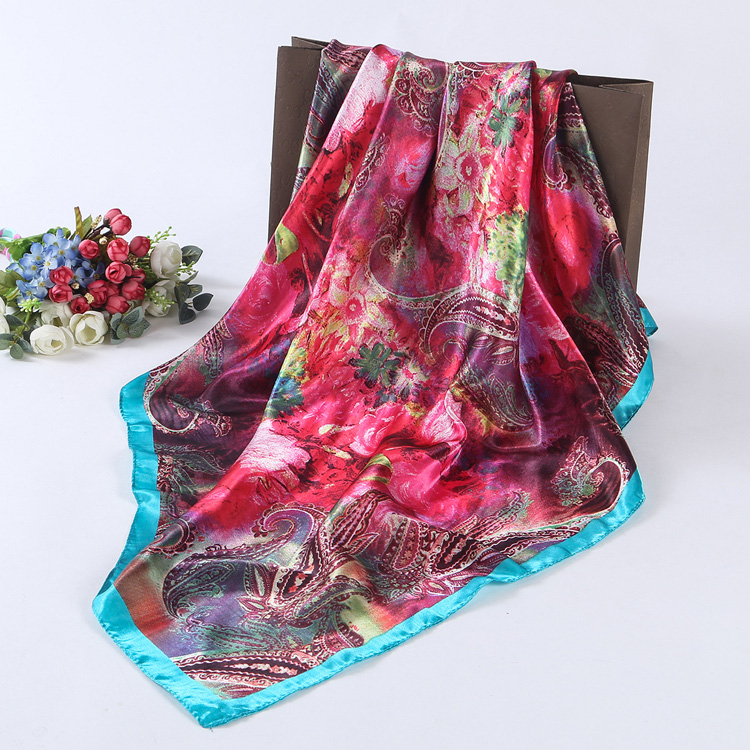 Silk scarves digital printing
