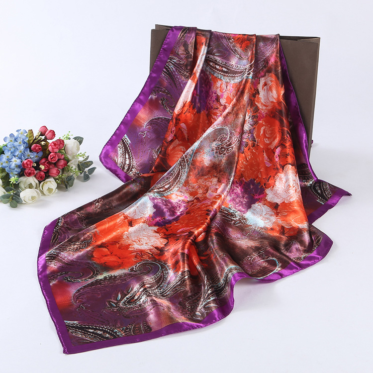 Silk scarves digital printing