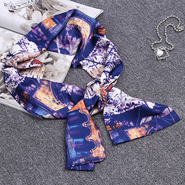 Vintage small silk scarf