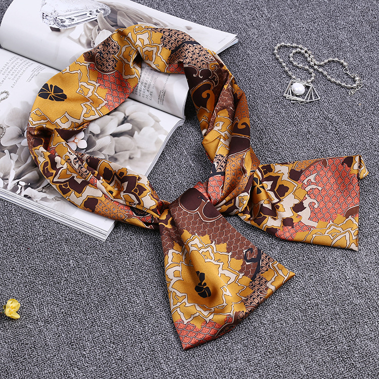 Vintage small silk scarf
