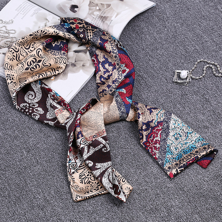 Vintage small silk scarf