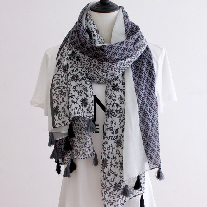 Viscose silk scarf for sale