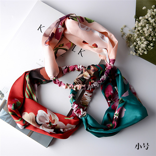 Silk head scarfs