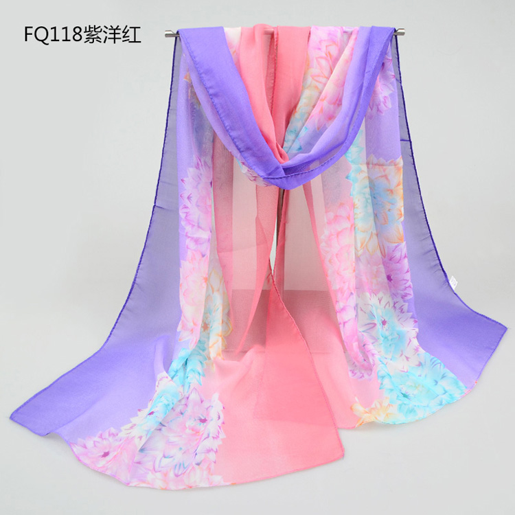 Wholesale silk scarf chiffon