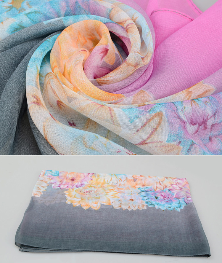 Wholesale silk scarf chiffon