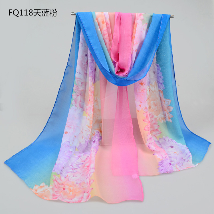Wholesale silk scarf chiffon