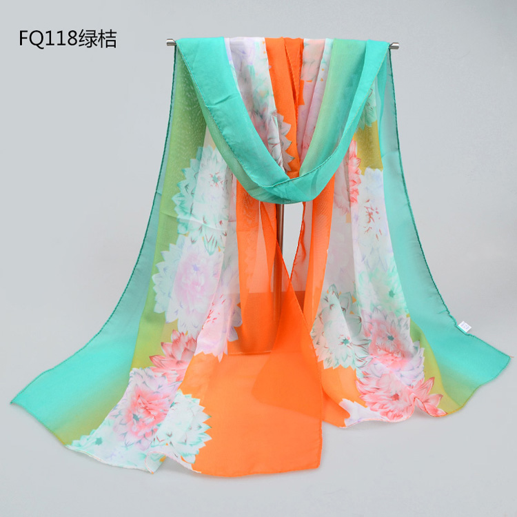 Wholesale silk scarf chiffon