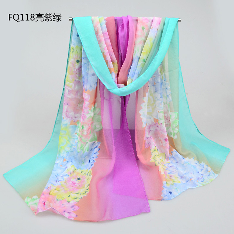 Wholesale silk scarf chiffon