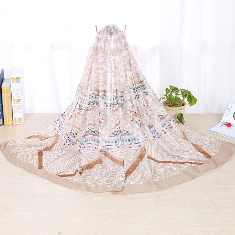Viscose silk shawls