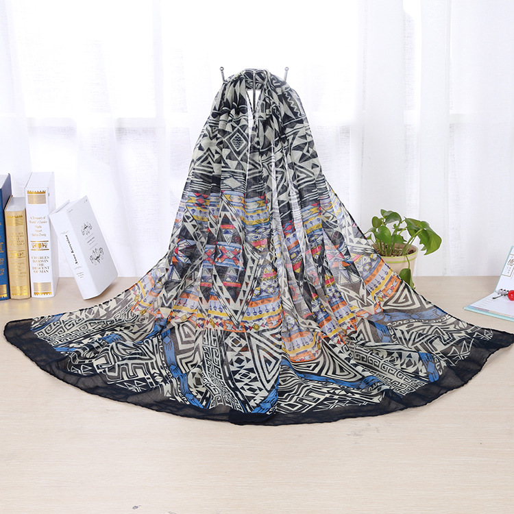 Viscose silk shawls