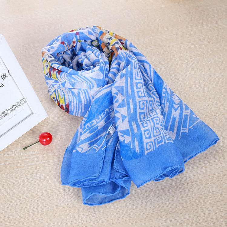 Viscose silk shawls
