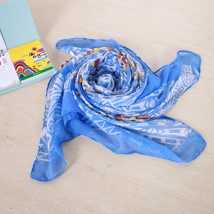 Viscose silk shawls
