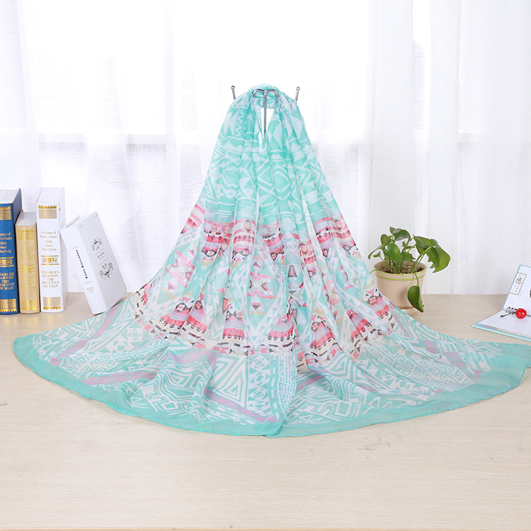 Viscose silk shawls