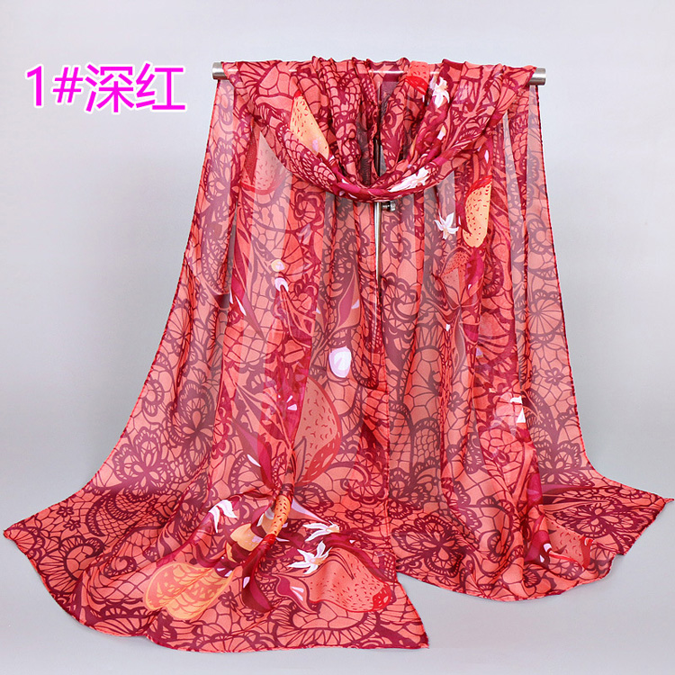 Chiffon fashion scarfs