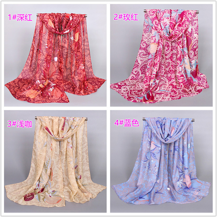 Chiffon fashion scarfs