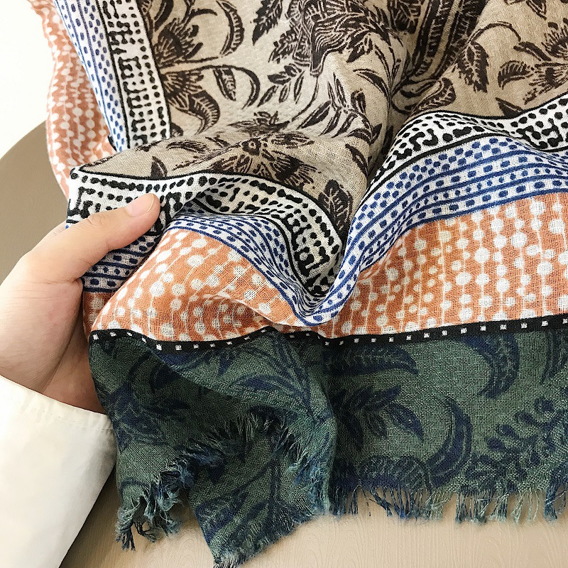 China cotton linen scarf shawl wholesale