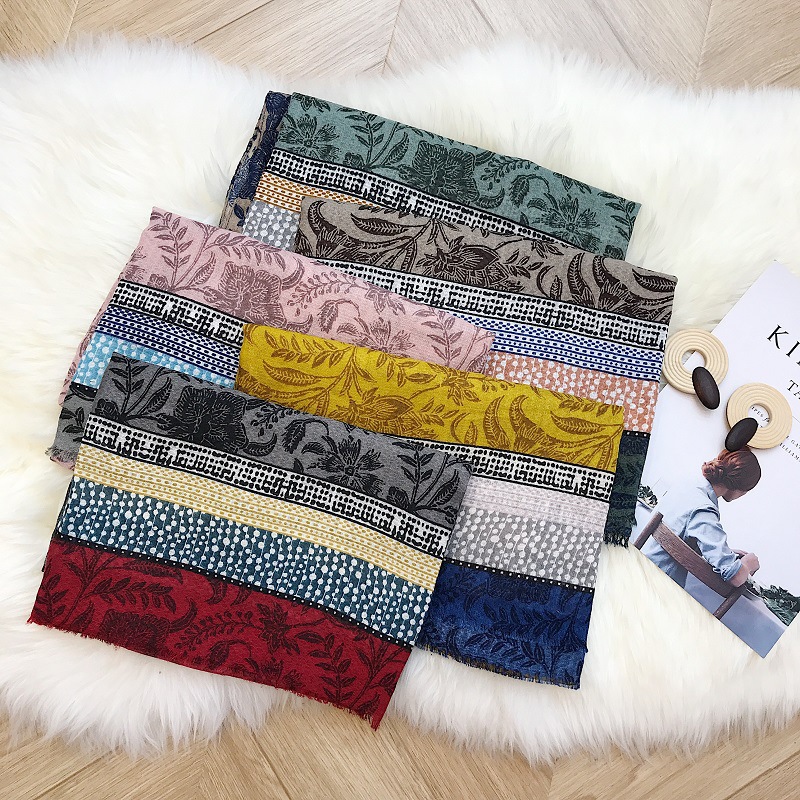 China cotton linen scarf shawl wholesale