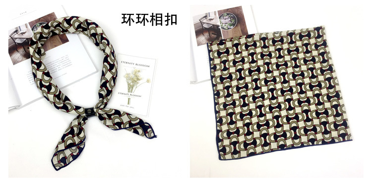 Wholesale Silk scarf 70cm Yiwu square scarf