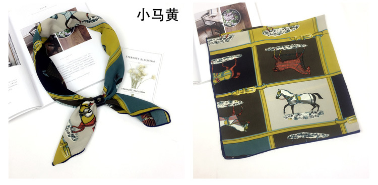 Wholesale Silk scarf 70cm Yiwu square scarf
