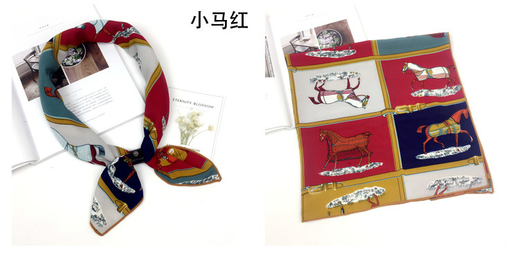 Wholesale Silk scarf 70cm Yiwu square scarf