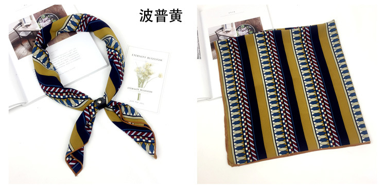 Wholesale Silk scarf 70cm Yiwu square scarf