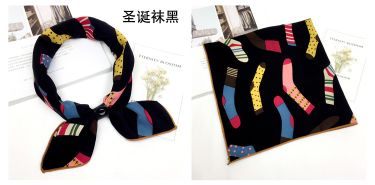 Wholesale Silk scarf 70cm Yiwu square scarf