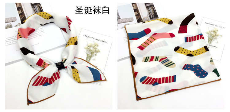 Wholesale Silk scarf 70cm Yiwu square scarf