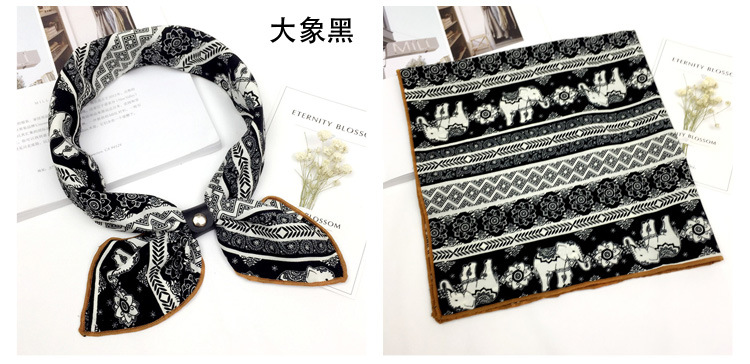 Wholesale Silk scarf 70cm Yiwu square scarf