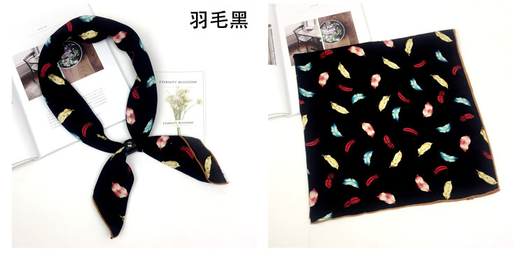 Wholesale Silk scarf 70cm Yiwu square scarf
