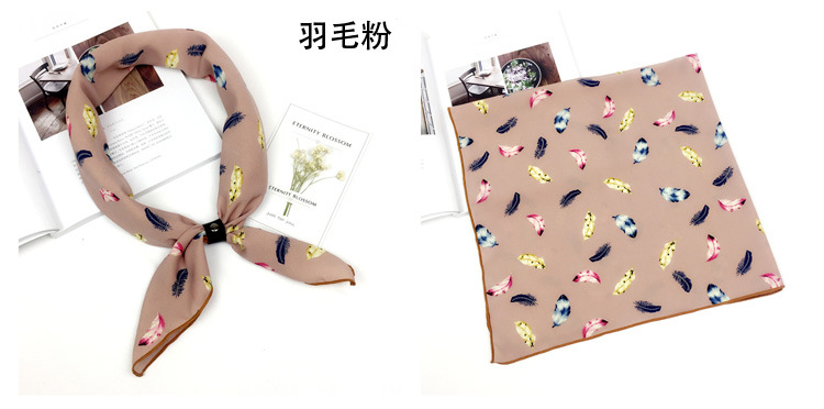 Wholesale Silk scarf 70cm Yiwu square scarf