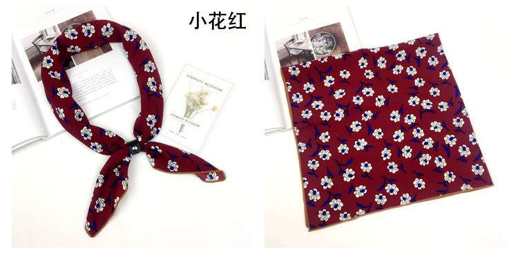 Wholesale Silk scarf 70cm Yiwu square scarf