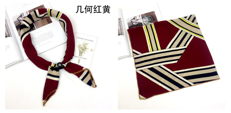 Wholesale Silk scarf 70cm Yiwu square scarf