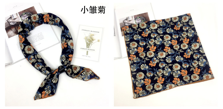 Wholesale Silk scarf 70cm Yiwu square scarf