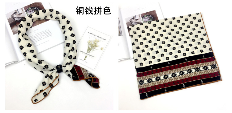 Wholesale Silk scarf 70cm Yiwu square scarf