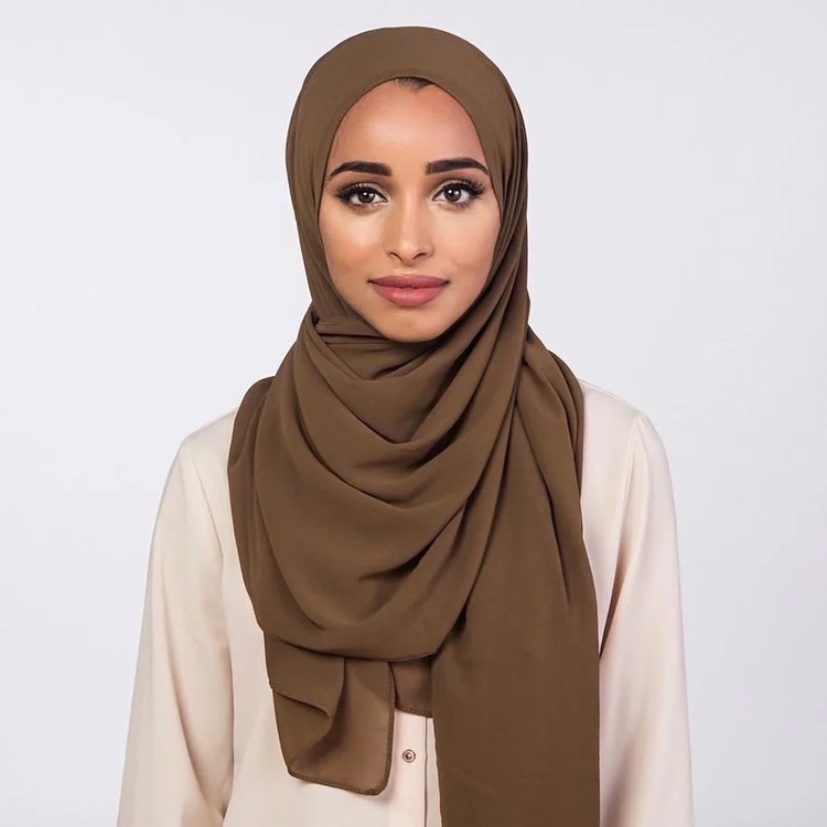 China Muslim Scarf Pearl Chiffon head scarf Wholesale