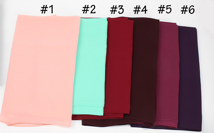 China Muslim Scarf Pearl Chiffon head scarf Wholesale