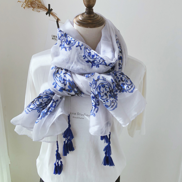 Wholesale Dubai women cotton scarf