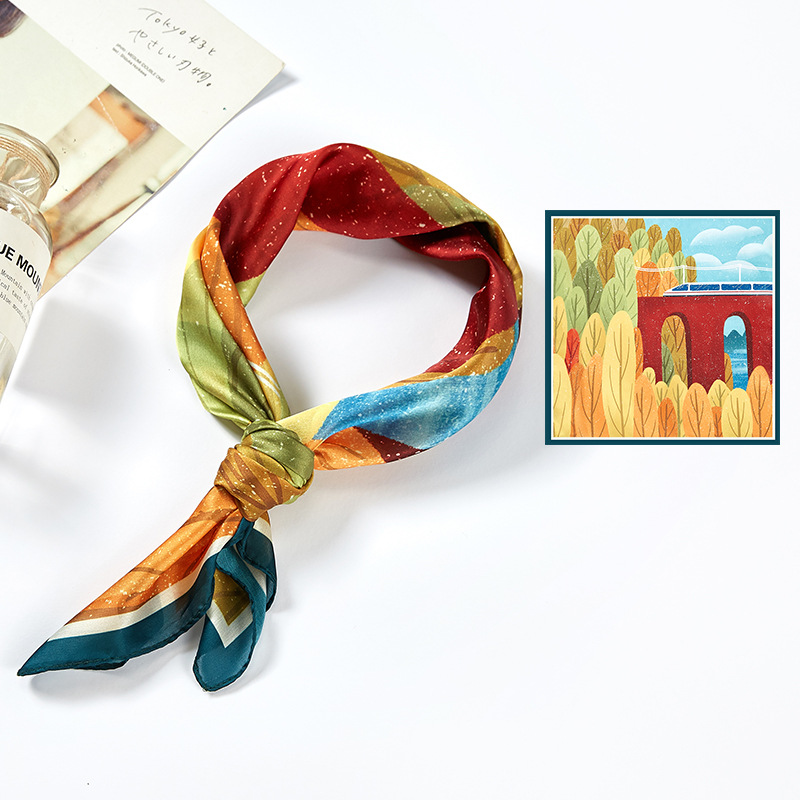 China 60cm Square Scarf Square Scarf Wholesale