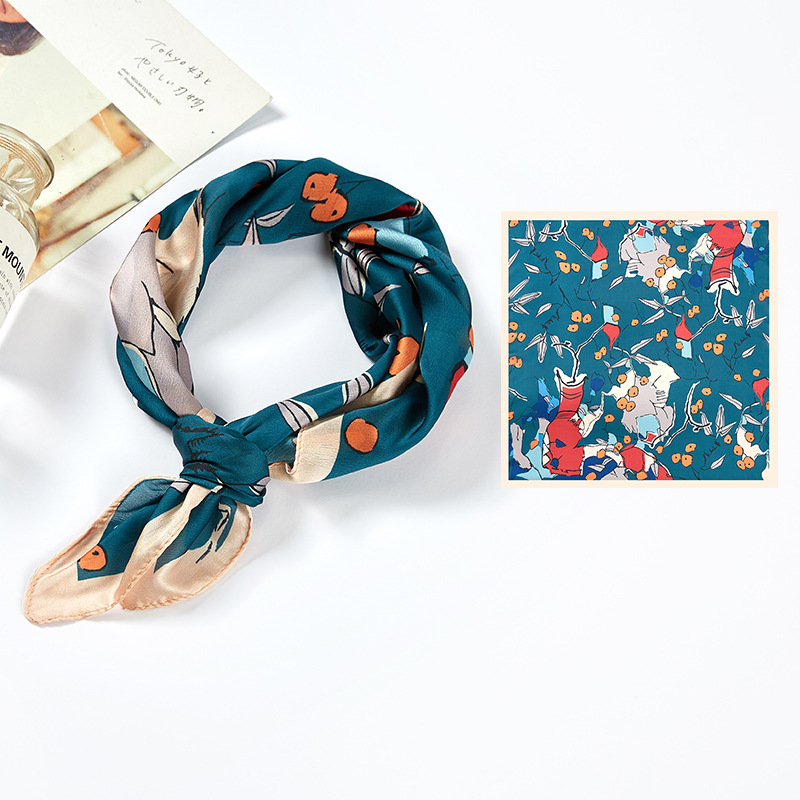 60cm square scarf wholesale silk scarf