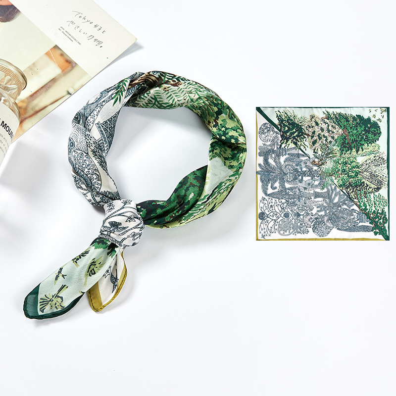 60cm square scarf wholesale silk scarf