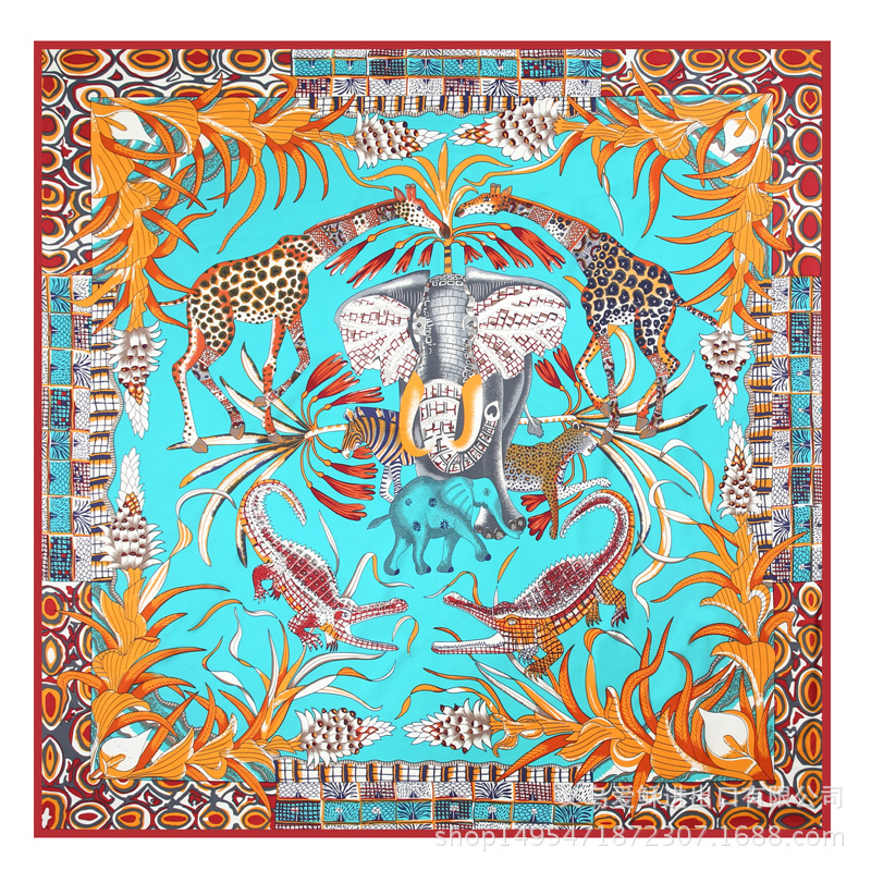 Shawl Amazon 130cm large square scarf